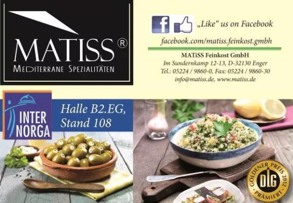 MATISS Feinkost - Messestand auf InterNorga 14.03.- 19.03.14 Bild: MATISS Feinkost - Messestand auf InterNorga 14.03.- 19.03.14