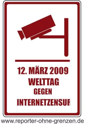 Bild: Zensur im Internet - Reporter ohne Grenzen feiert Welttag und kritisiert weltweite Überwachungen