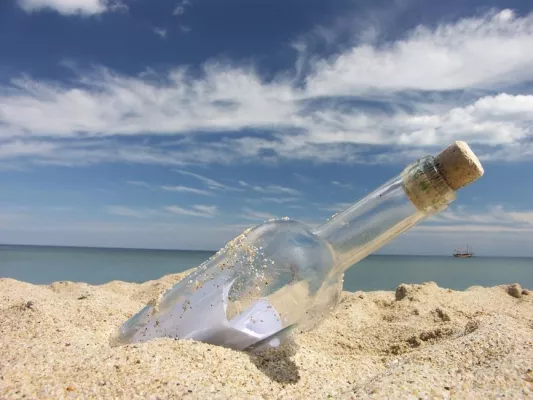Bild: Männer sind im Urlaub Schreibmuffel