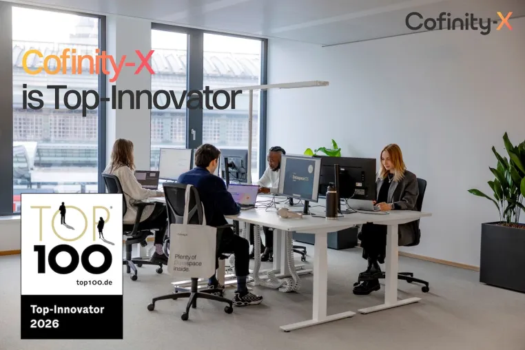 Bild: Cofinity-X als Top-Innovator 2026 ausgezeichnet