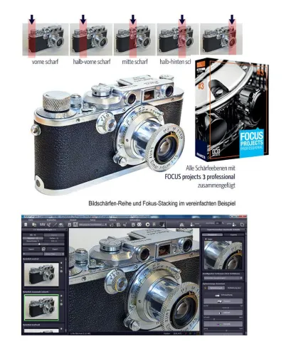Neues FOCUS projects 3 professional - präzise Schärfentiefe in der Fotografie Bild: Neues FOCUS projects 3 professional - präzise Schärfentiefe in der Fotografie