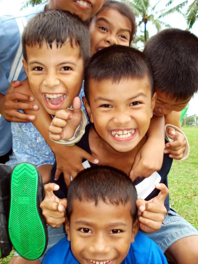 In der Beluga School for Life können Tsunami-Opfer heute wieder lachen