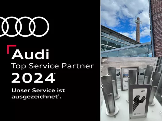 Bild: Autohaus Borgmann in Krefeld ist Audi Top Service Partner 2024
