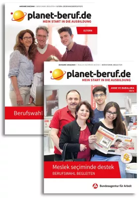 Bild: Bei der Berufswahl des Kindes aktiv mitwirken