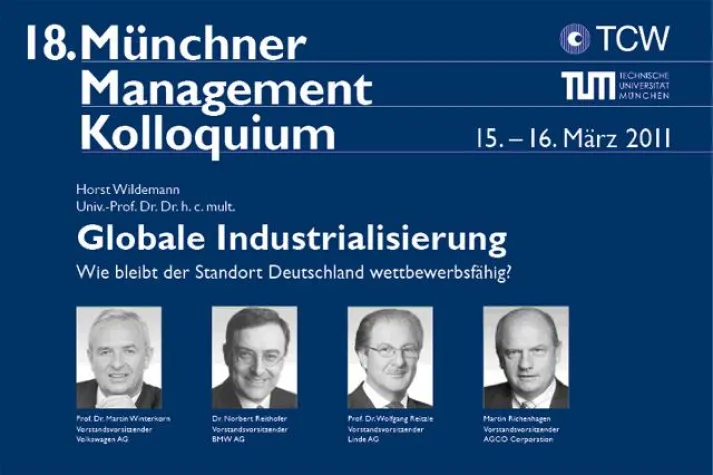 Bild: 18. Münchner Management Kolloquium