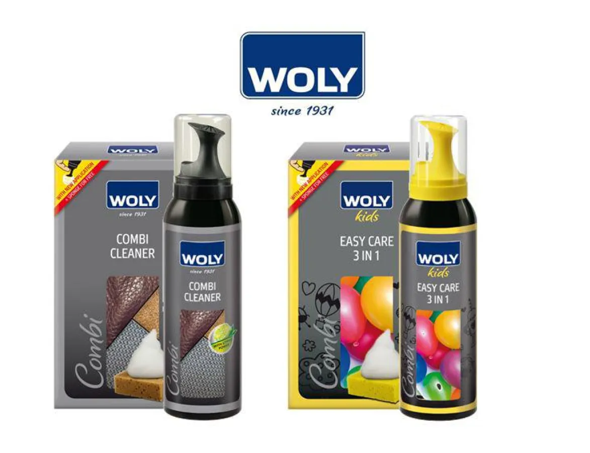 WOLY COMBI CLEANER und EASY CARE 3in1 mit dem neuen Schaumkopf.