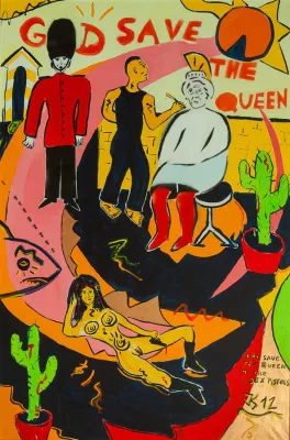 Bild: Einladung zur Vernissage „Punk & More“ von Joachim Schwarzenau ins Schloss Dachau
