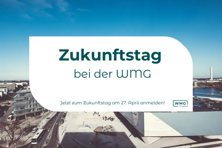 Bild: Anmeldung zum Zukunftstag bei der WMG