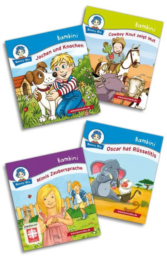 Bücher aus der Reihe Benny Blu Bambini zum Thema Freundschaft