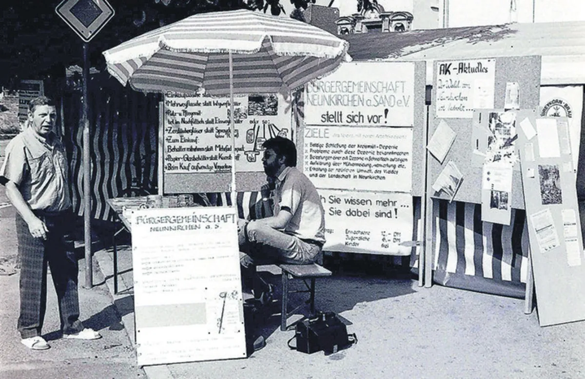 Sommerfest 1990 - Deponie-Protest endete im Jahr 2011 (© Peter Birkel)