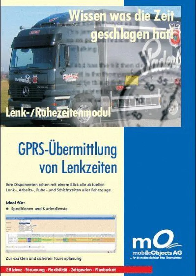 mobileObjects Lenkzeiten-Modul