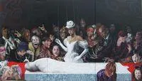 Bild: Vernissage am 02.10.09 eine Einzelausstellung der Künstlerin Sonja Tines