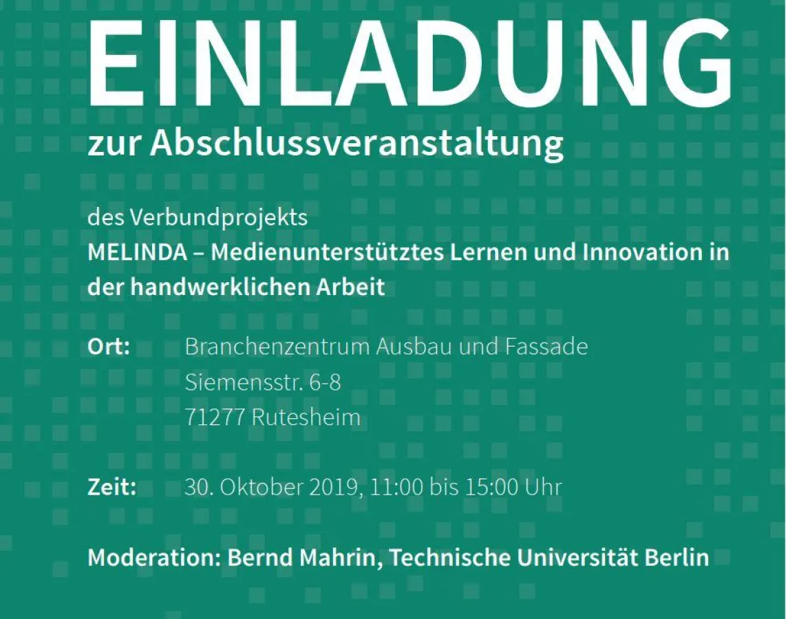 Ein buntes Programm erwartet die Teilnehmer der Abschlussveranstaltung im Projekt MELINDA