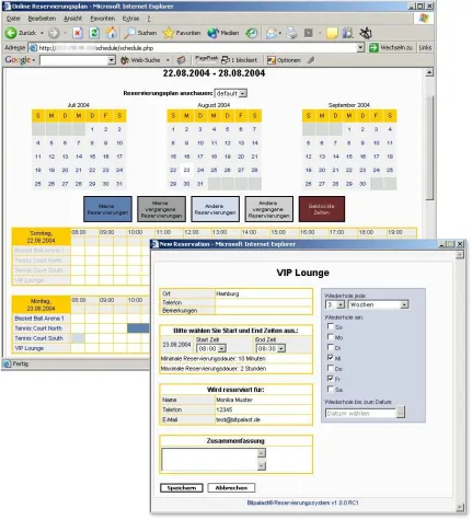 Online Reservierungssoftware mit neuem "Hotel-Modus" Bild: Online Reservierungssoftware mit neuem "Hotel-Modus"