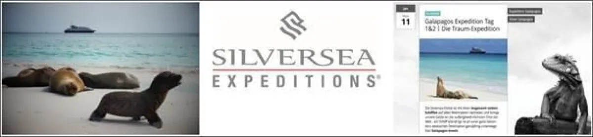 Eine Woche auf der Silver Galapagos -  Neue Bloggerserie begleitet Journalisten auf Expedition