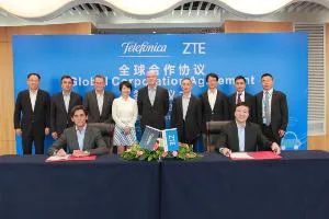 Bild: ZTE und Telefónica stärken ihre Partnerschaft durch globalen Kooperationsvertrag