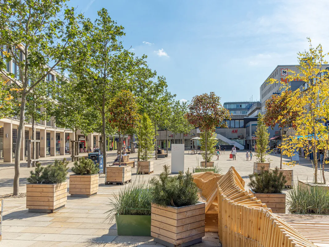 Wolfsburger Innenstadt (© WMG Wolfsburg, Foto: Sahnefoto)