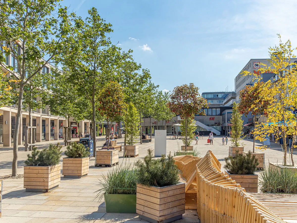 Wolfsburger Innenstadt (© WMG Wolfsburg, Foto: Sahnefoto)