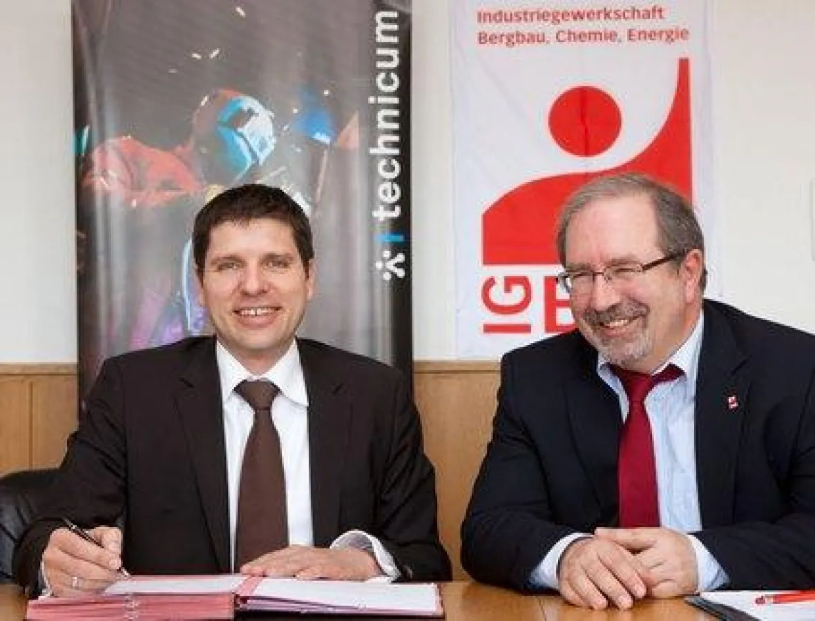 Zwei starke Partner: Technicum und IG BCE