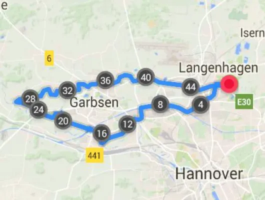 Bild: Sonntags-Radtour: Bei schönstem Sonnenschein über 45 km