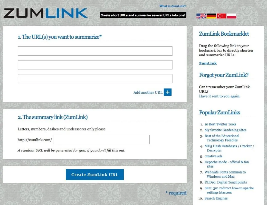 ZumLink.com Website