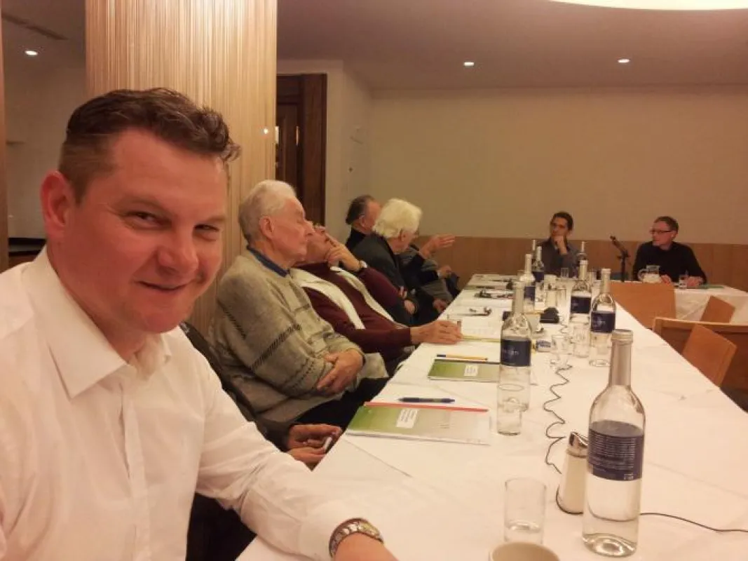 Prof. Dr. Daniel Zerbin bei den Matreier Gesprächen (Foto: NBS)