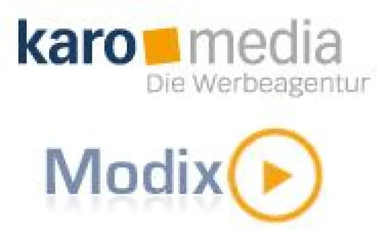 Bild: Modix und karo media- 10- jähriges Partnerschaftsjubiläum