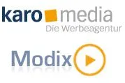Bild: Modix und karo media- 10- jähriges Partnerschaftsjubiläum