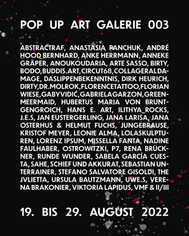 POP UP ART GALERIE 003 Bild: POP UP ART GALERIE 003
