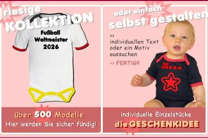 Bild: Baby- und Kindertextilien jetzt online gestalten