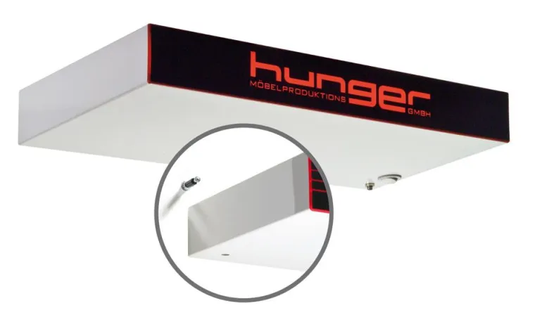 Bild: HUNGER Möbelproduktion "Leichtbau leuchtet"