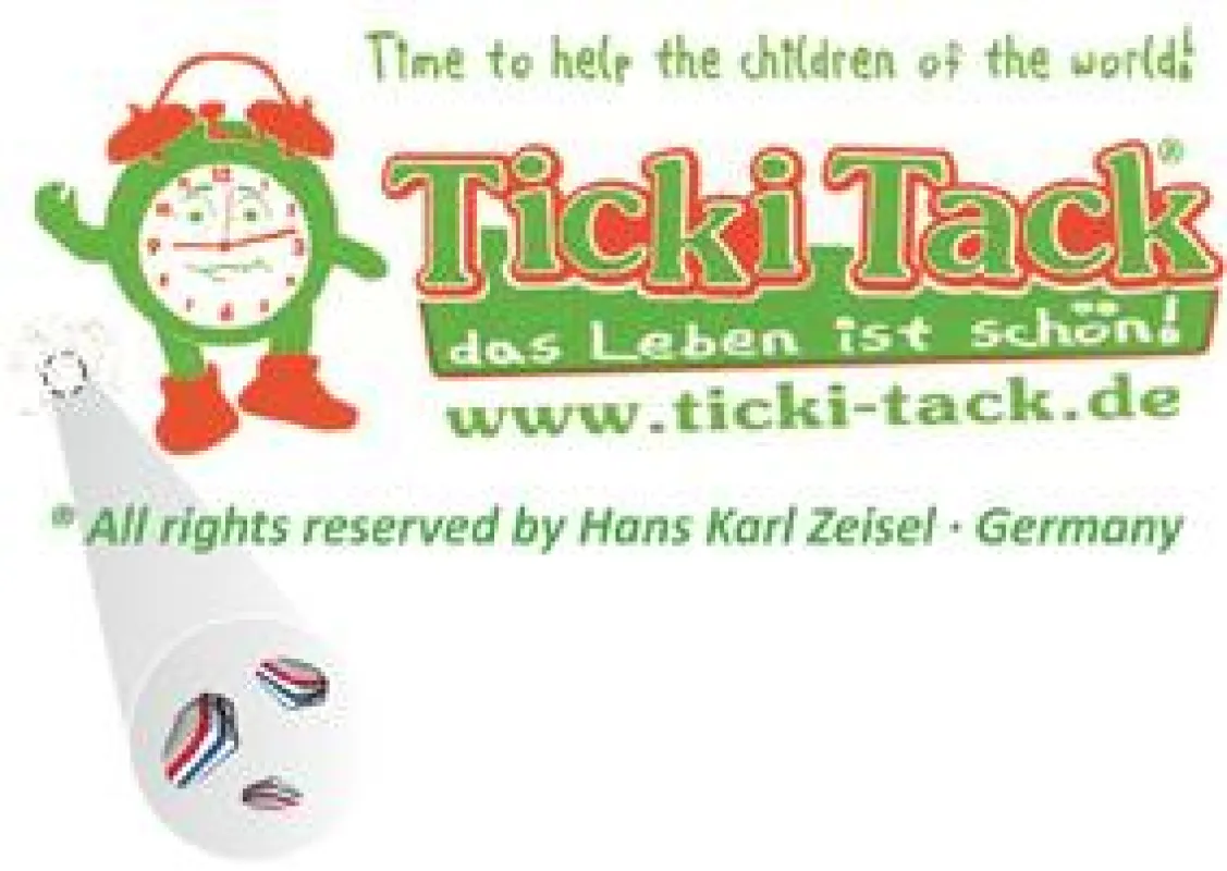 Mikro-Farbcodes SECUTAG kennzeichnen den Ticki Tack Wecker als Original