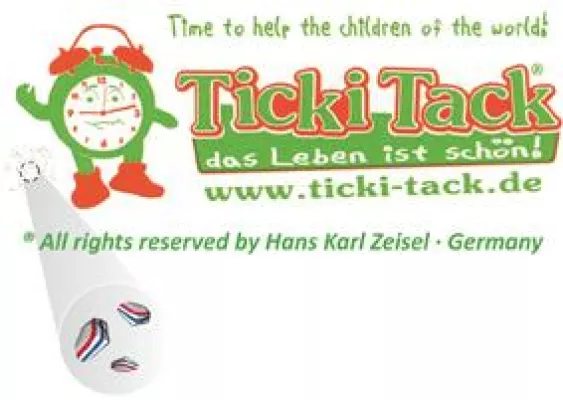 Bild: Kult-Wecker Ticki Tack mit SECUTAG® gesichert