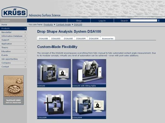 KRÜSS-Webseite in neuem Kleide Bild: KRÜSS-Webseite in neuem Kleide