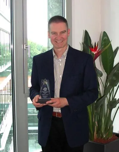 Bild: Wolfgang Siegel erhält "Chapter Hero Award" in Texas, USA