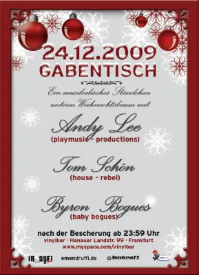 Bild: GBENTISCH 2009 Vinylbar Frankfurt am Main