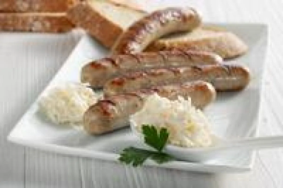 Grillwürstchen mit Raspelstix