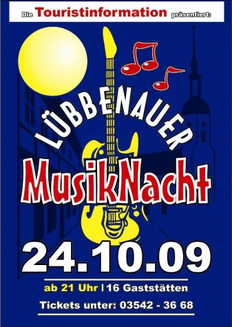 Bild: Neunte Lübbenauer Musiknacht am 24. Oktober 2009