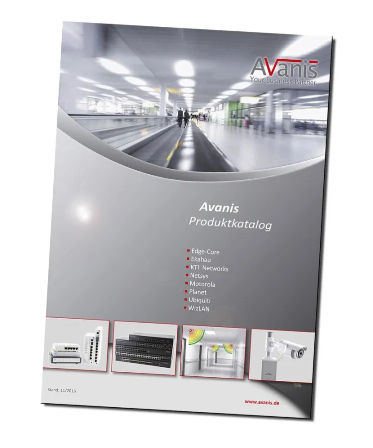 Der neue Avanis-Katalog  ist ein anschauliches Kompendium für Netzwerk-Technologie