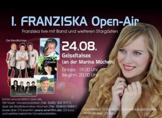 Bild: Erstes Franziska Open Air am 24.08.2013 in Mücheln