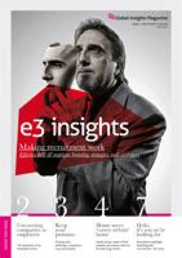 Spannende Marketingeinblicke bietet das neue E3-Fachmagazin Global Insights