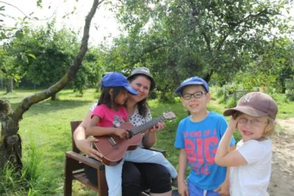 Bild: Gebäude für den ersten Frankfurter Naturkindergarten ist fertiggestellt