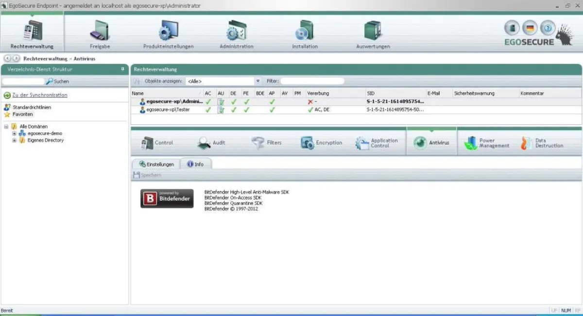 In der neuen Version von EgoSecure Endpoint ist der Anti-Virus integriert