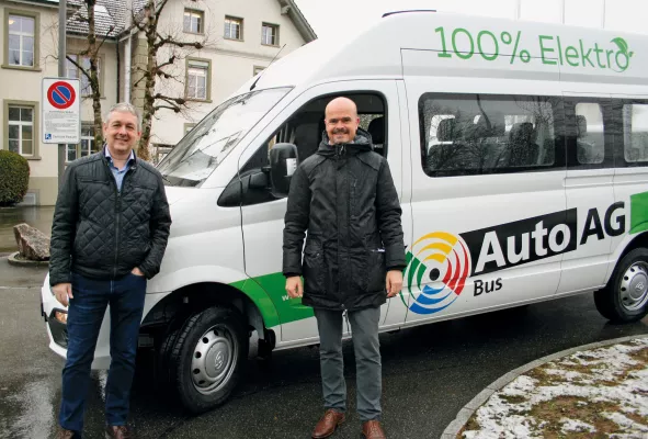 Bild: Sonderschule Mariazell testet neuen Elektro-Schulbus im harten Alltag
