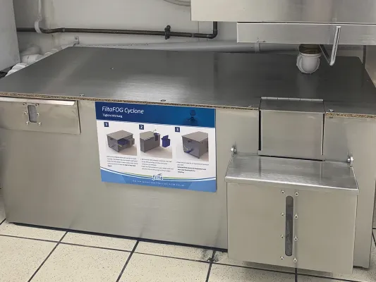 Bild: Der neue Fettabscheider "FiltaFOG Cyclone" von Filta toppt alle Fettabscheide- und Energieeffizienzwerte