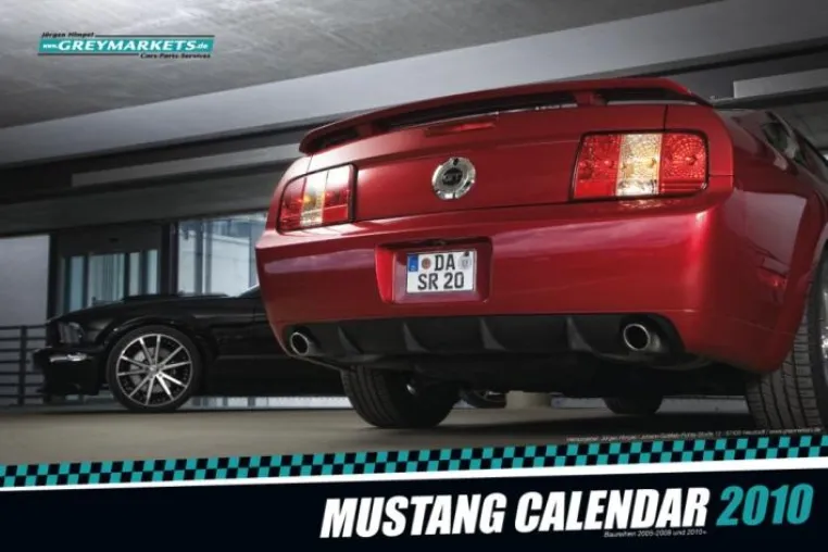 Bild: GREYMARKETS stellt den neuen Mustang Kalender 2010 vor