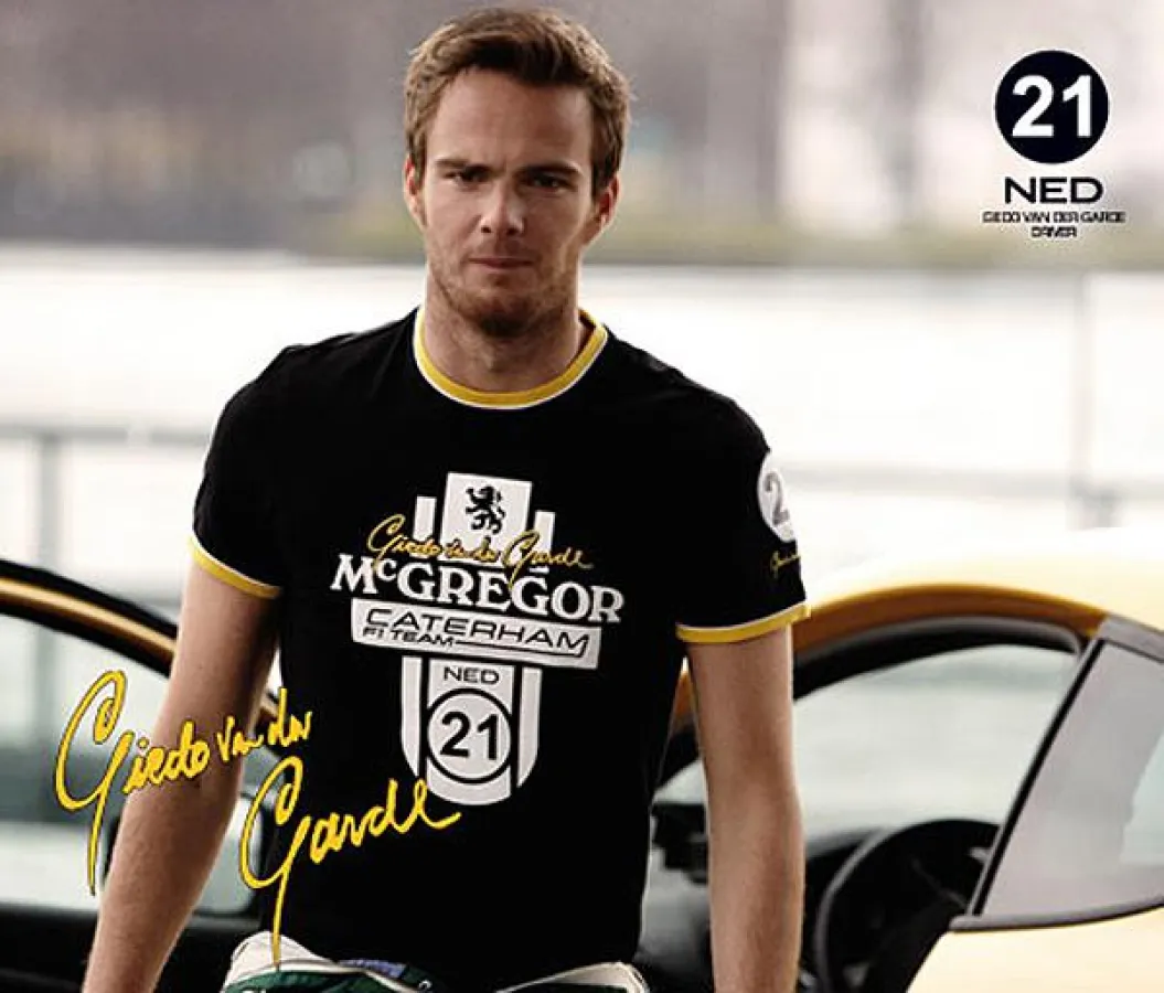 Caterham F1 Team Kollektion 2013 by McGregor, Giedo van der Garde, www.mcgregor.de