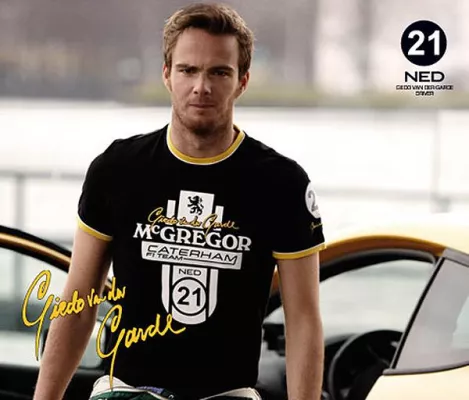 Bild: Caterham F1 Team Kollektion 2013 by McGregor – Exklusive Giedo van der Garde Fan Mode geht an den Start