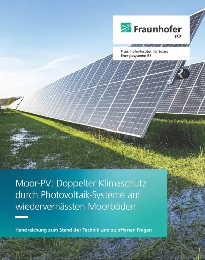 Bild: Neue Handreichung zu Moor-PV: Photovoltaik-Systeme auf wiedervernässten Moorböden