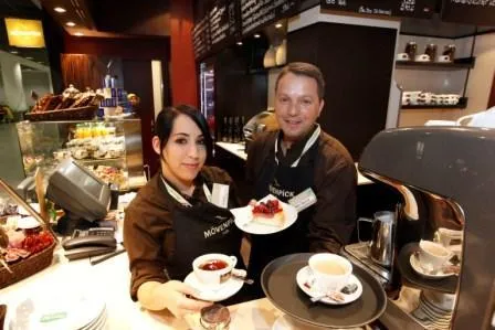 Neueröffnung: Mövenpick eröffnet ein zweites Café am Standort Airport Frankfurt Bild: Neueröffnung: Mövenpick eröffnet ein zweites Café am Standort Airport Frankfurt